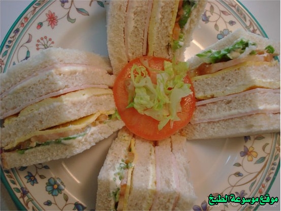 -sandwich recipe-طريقة عمل كلوب ساندوتش خطوه خطوه بالصور