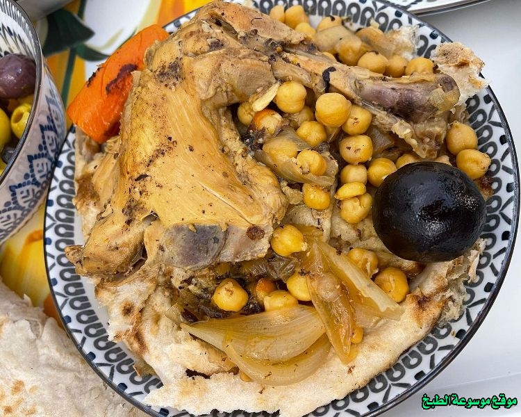 وصفة تحضير تشريب الدجاج الاصفر العراقي اكلة شعبية عراقية بسيطة ولذيذة من المطبخ العراقي الشعبي الاصيل