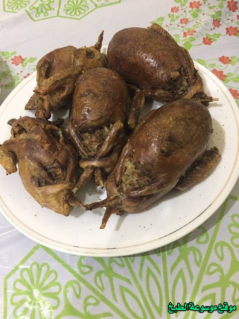 صور طريقة طبخ الحمام المحشى بالارز لذيذه how to cooking pigeon recipes arabic