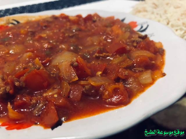 طريقة عمل حمسة قلاية طماطم بندورة باللحمة لذيذة من وصفات الحمسات اللذيذه للريوق وللفطور وللعشاء-homemade arabic breakfast ideas food recipes