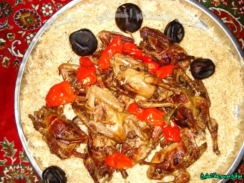 صور طريقة طبخ كبسة الحمام المشوي بالزبدة لذيذه how to cooking pigeon recipes arabic